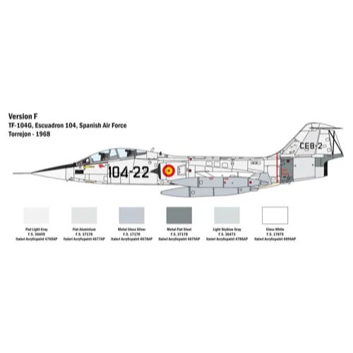 Italeri 2509 1/32 TF-104G - Image 12