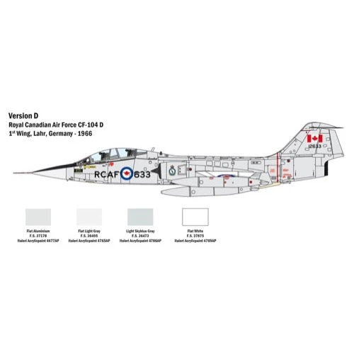 Italeri 2509 1/32 TF-104G - Image 9