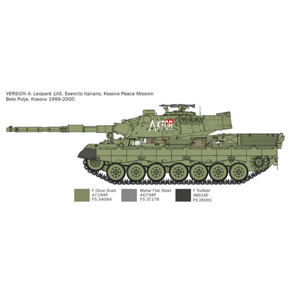 Italeri 1/35 Leopard 1 A5 - Image 4