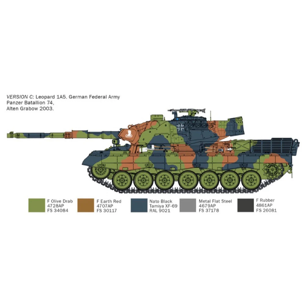 Italeri 1/35 Leopard 1 A5 - Image 6