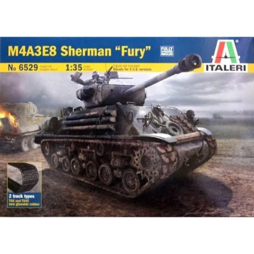 Italeri 6529 1/35 M4A2E8 Sherman Fury Easy Eight - Image 3
