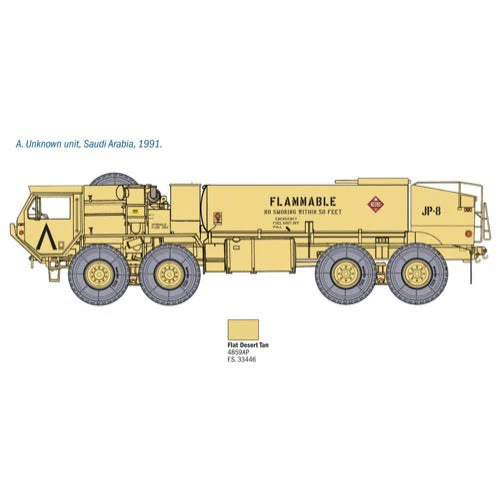 Italeri 6554 1/35 M978 Fuel Servicing Truck - Image 4