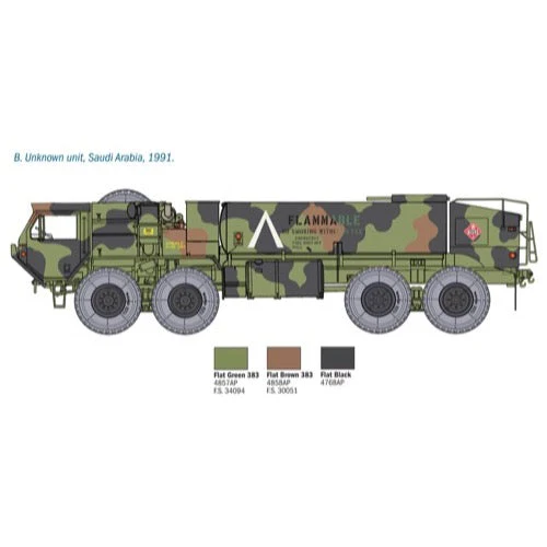 Italeri 6554 1/35 M978 Fuel Servicing Truck - Image 5