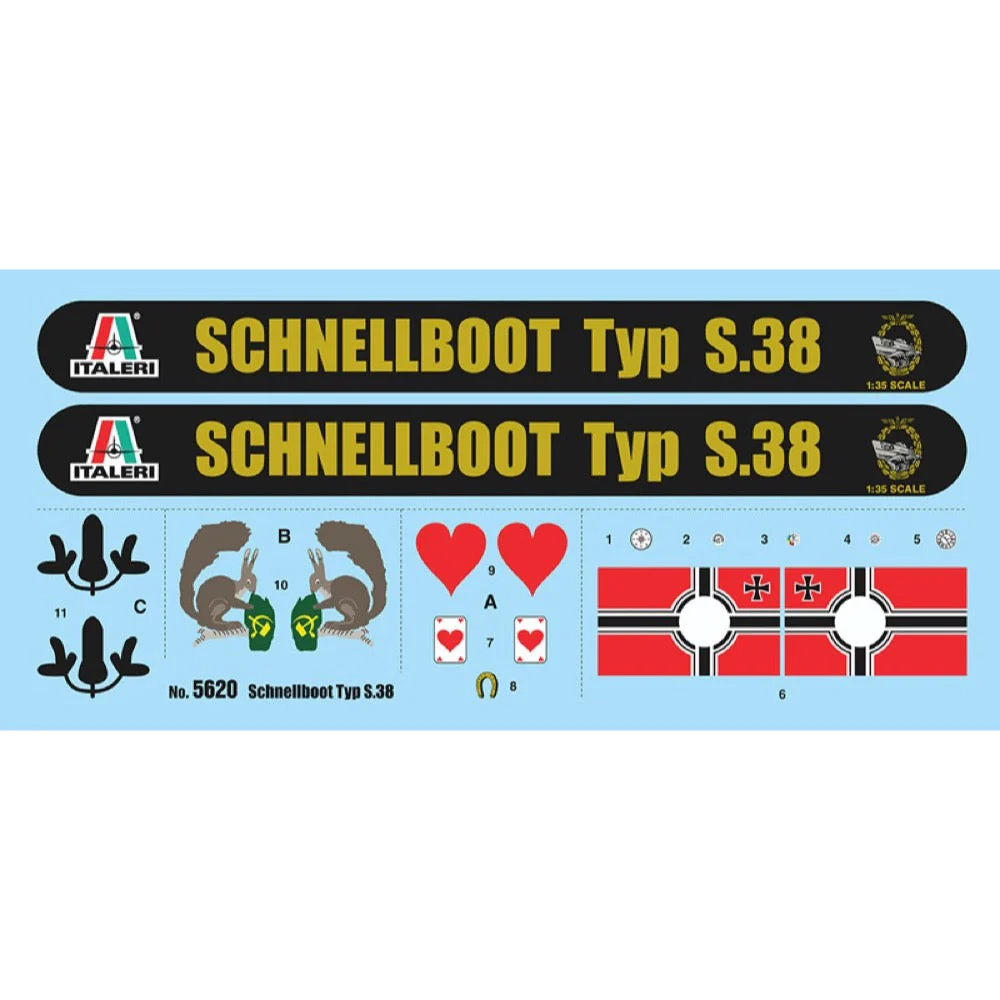 Italeri 5620 1/35 Schnellboot S-38 - Image 3