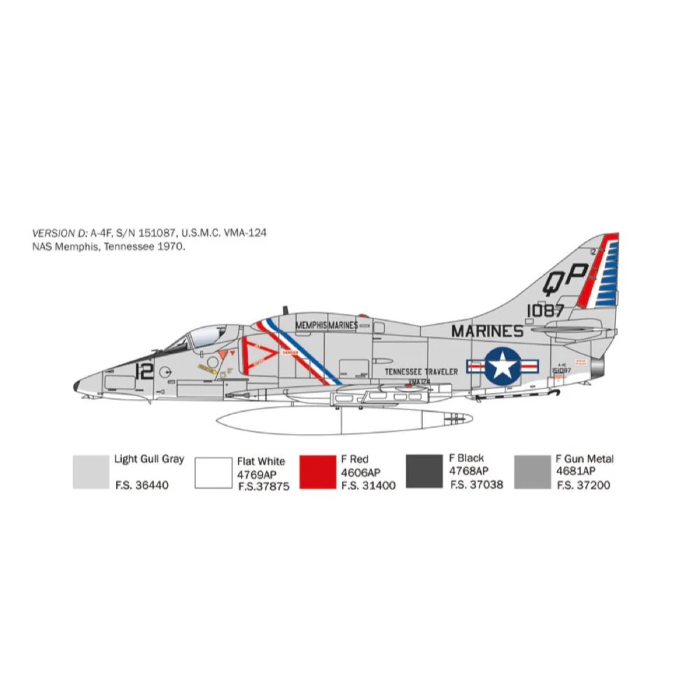 Italeri 2826 1/48 A-4 E/F/G Skyhawk RAN - Image 5