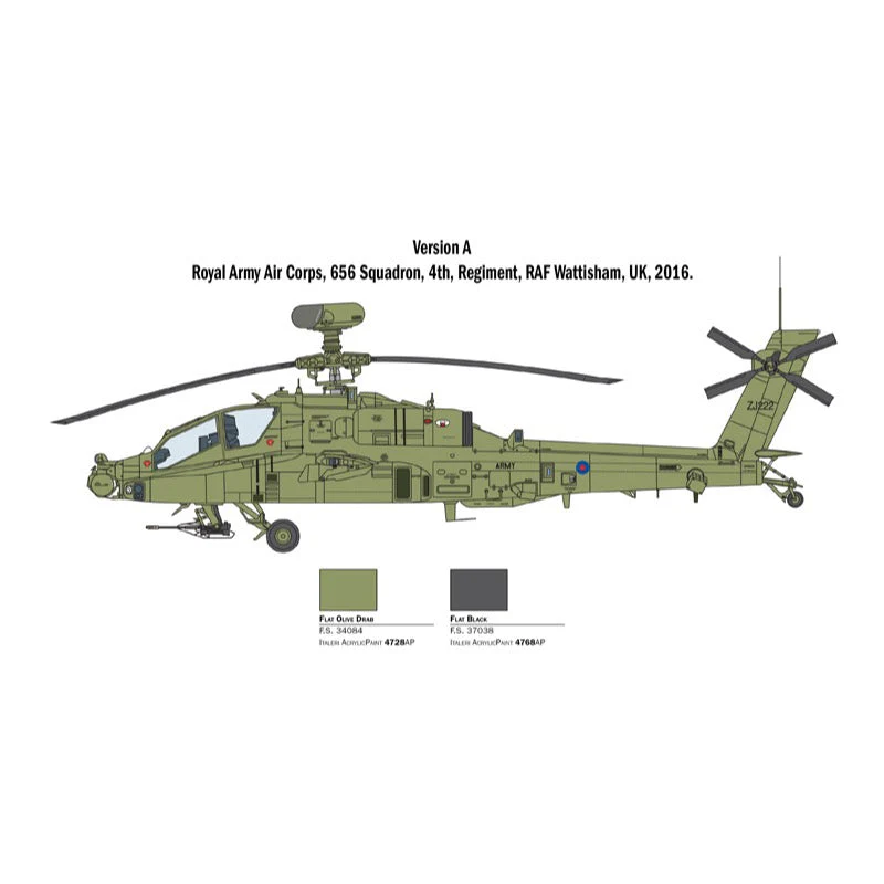 Italeri 2748 1/48 AH-64D Apache Longbow - Image 3