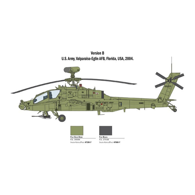 Italeri 2748 1/48 AH-64D Apache Longbow - Image 4