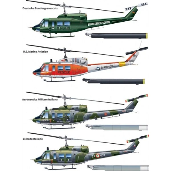 Italeri 2692 1/48 Bell Helicopter AB212/UH1N - Image 3