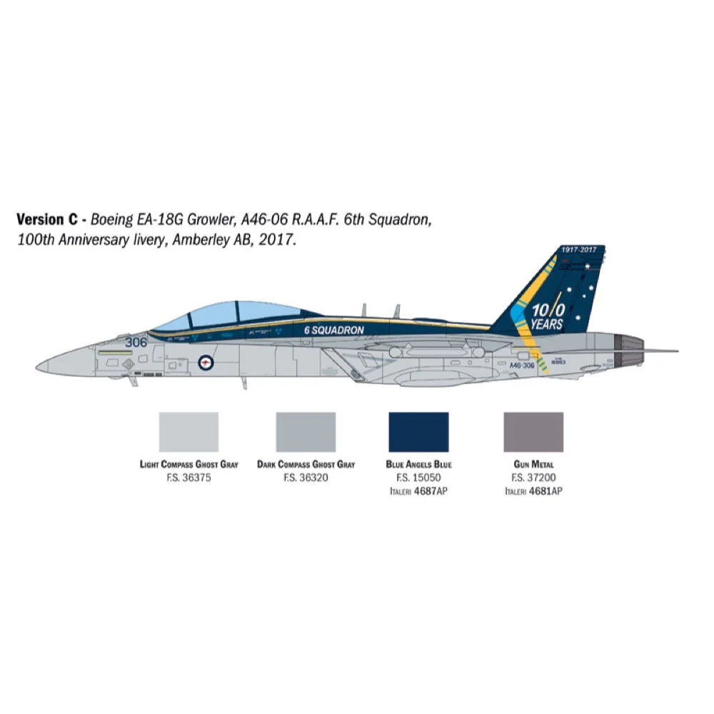 Italeri 2824 1/48 EA-18G Growler RAAF - Image 5