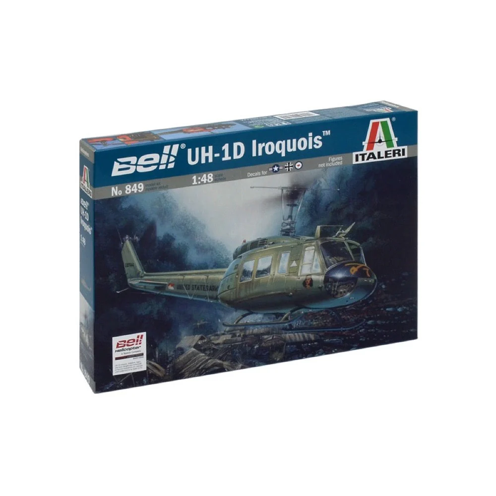 Italeri 0849 1/48 Heli UH1D Slick and Aust Decals - Image 2