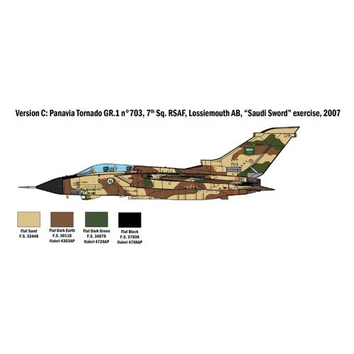 Italeri 2783 1/48 Tornado Gr.1/IDS Gulf war - Image 3