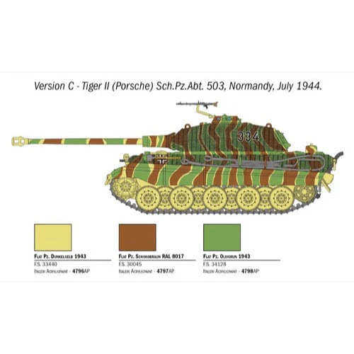 Italeri 15765 1/56 King Tiger - Image 6