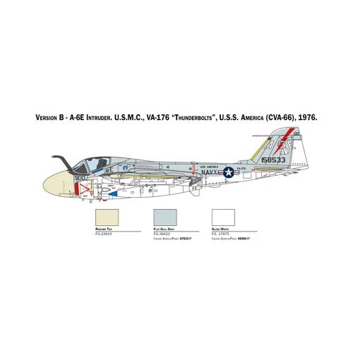 Italeri 1392 1/72 A-6E Intruder U.S. Navy / U.S.M.C. - Image 6