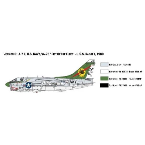 Italeri 1411 1/72 A-7E Corsair II - Image 4