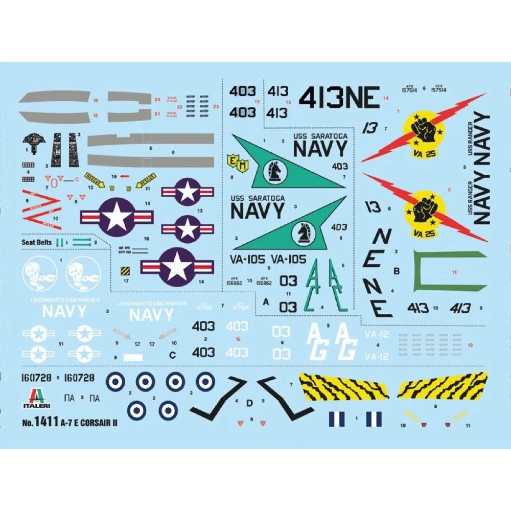 Italeri 1411 1/72 A-7E Corsair II - Image 7