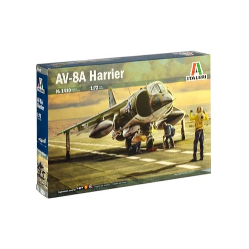 Italeri 1410 1/72 AV-8A Harrier Fighter Jet