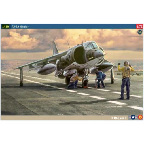 Italeri 1410 1/72 AV-8A Harrier Fighter Jet - Image 12
