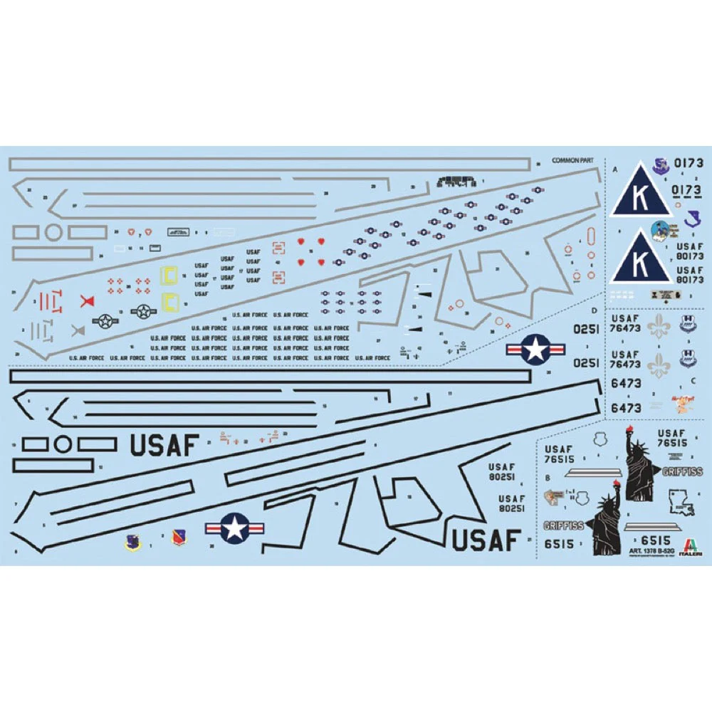 Italeri 1378 1/72 B-52G Stratofortress - Image 3
