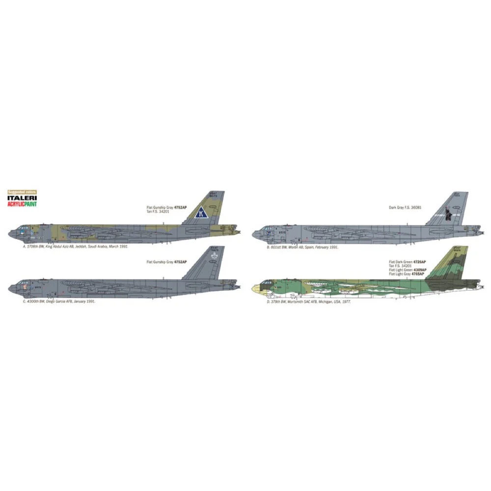 Italeri 1378 1/72 B-52G Stratofortress - Image 4
