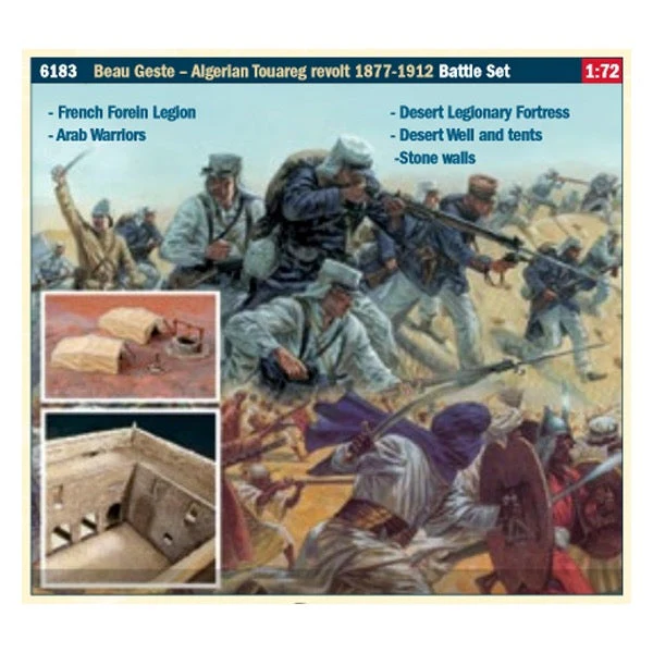 Italeri 6183 1/72 Beau Gest Algerian Tuareg Revolt 1877/1912 - Image 17