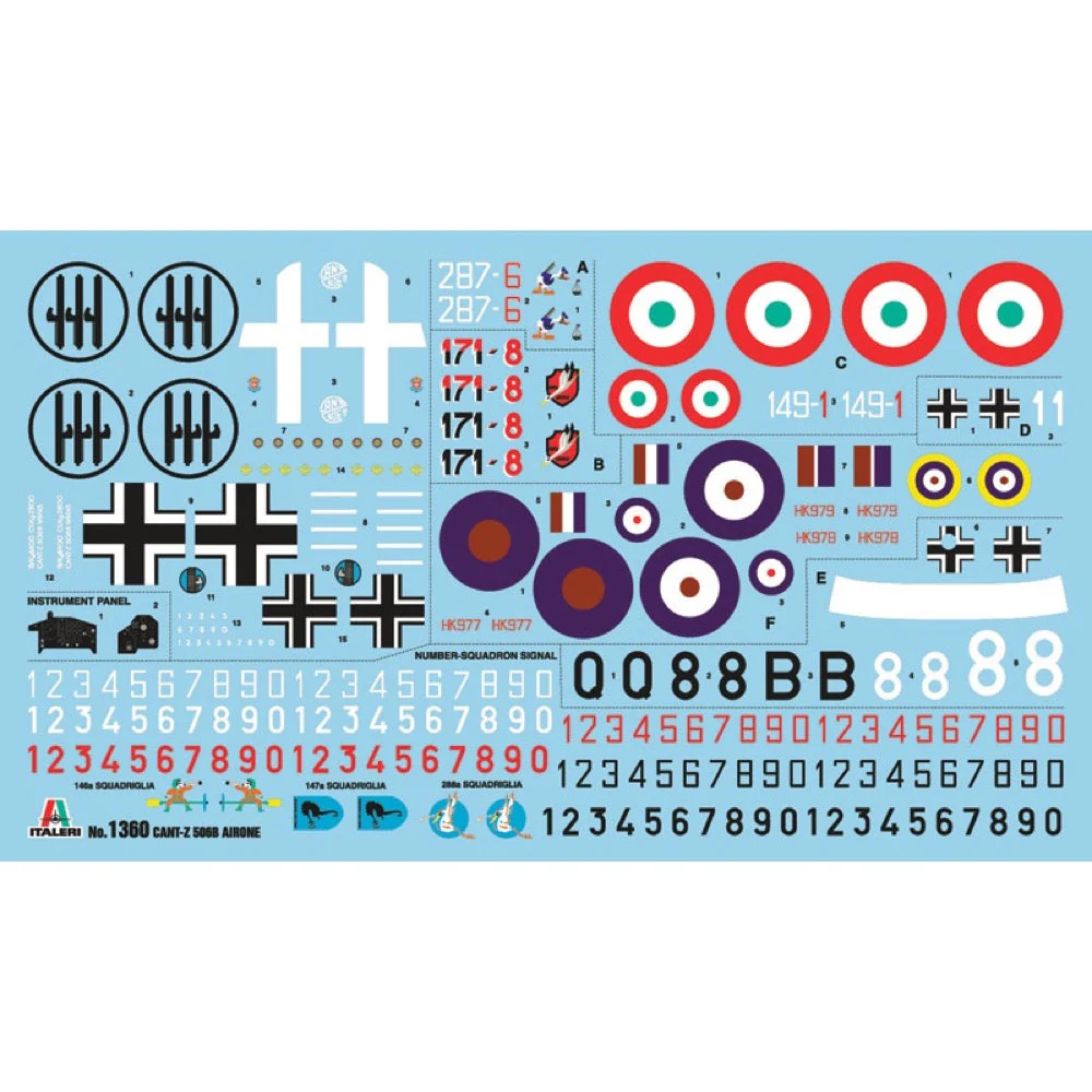 Italeri 1360 1/72 Cant Z 506 Airone - Image 3