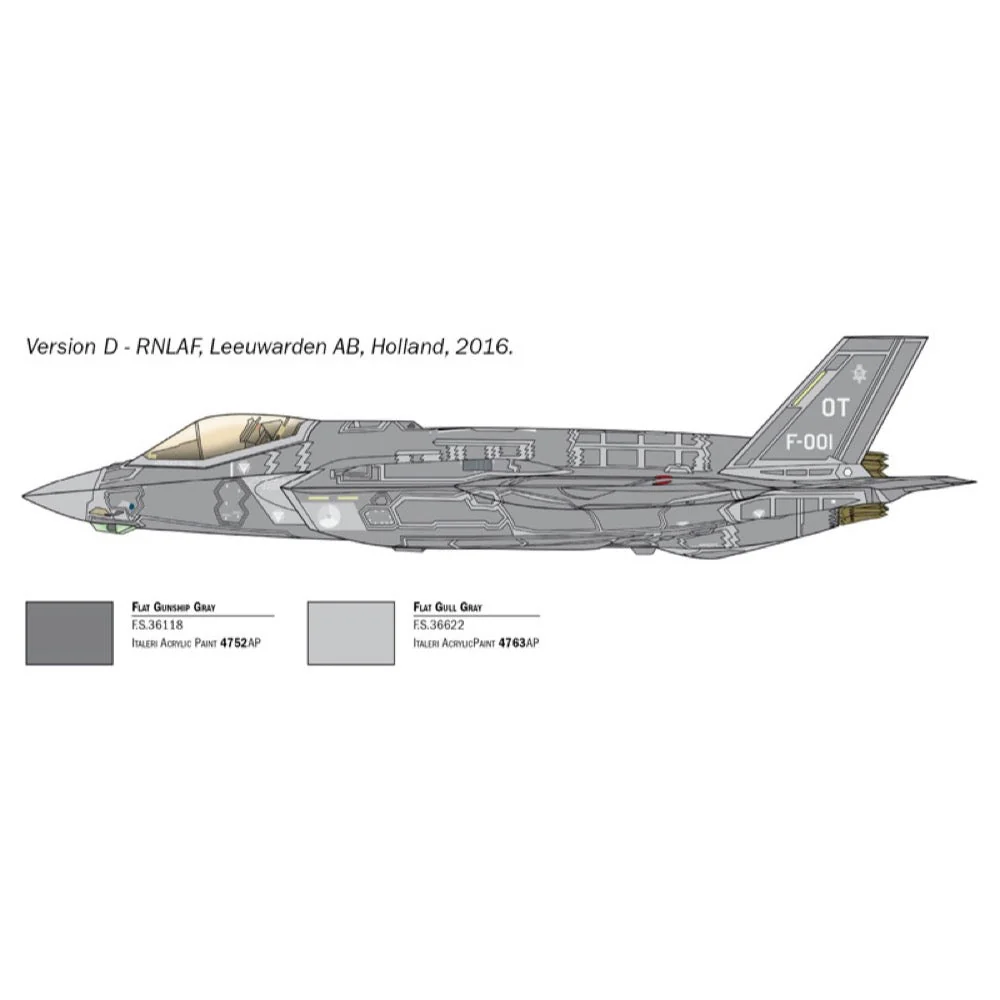 Italeri 1409 1/72 F-35A Lightning II - Image 7
