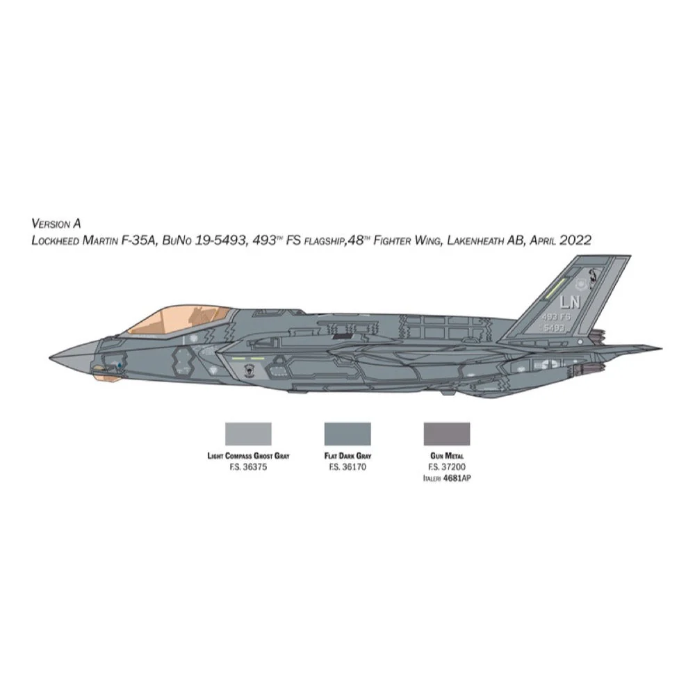 Italeri 1464 1/72 F-35A Lightning II (Beast Mode) incl RAAF Decals - Image 4
