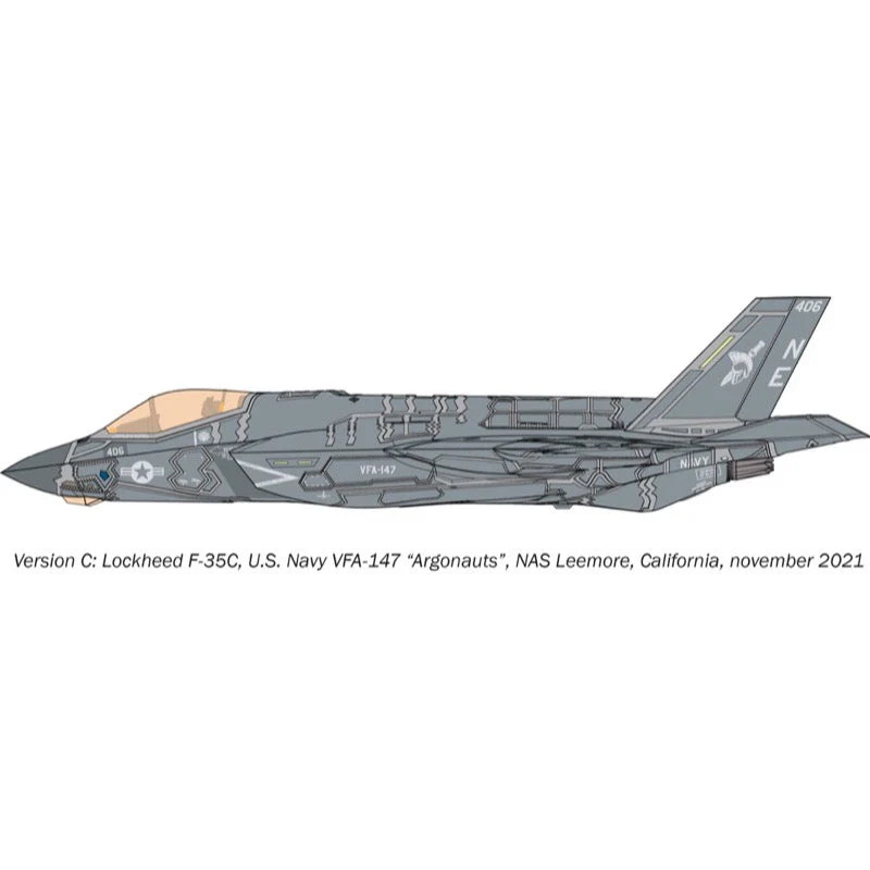 Italeri 1469 1/72 F-35C Lightning II - Image 12
