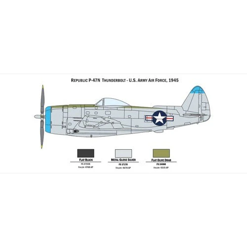 Italeri 35102 1/72 P47 N and P51 D War Thunder Video Game Series withGlue - Image 4