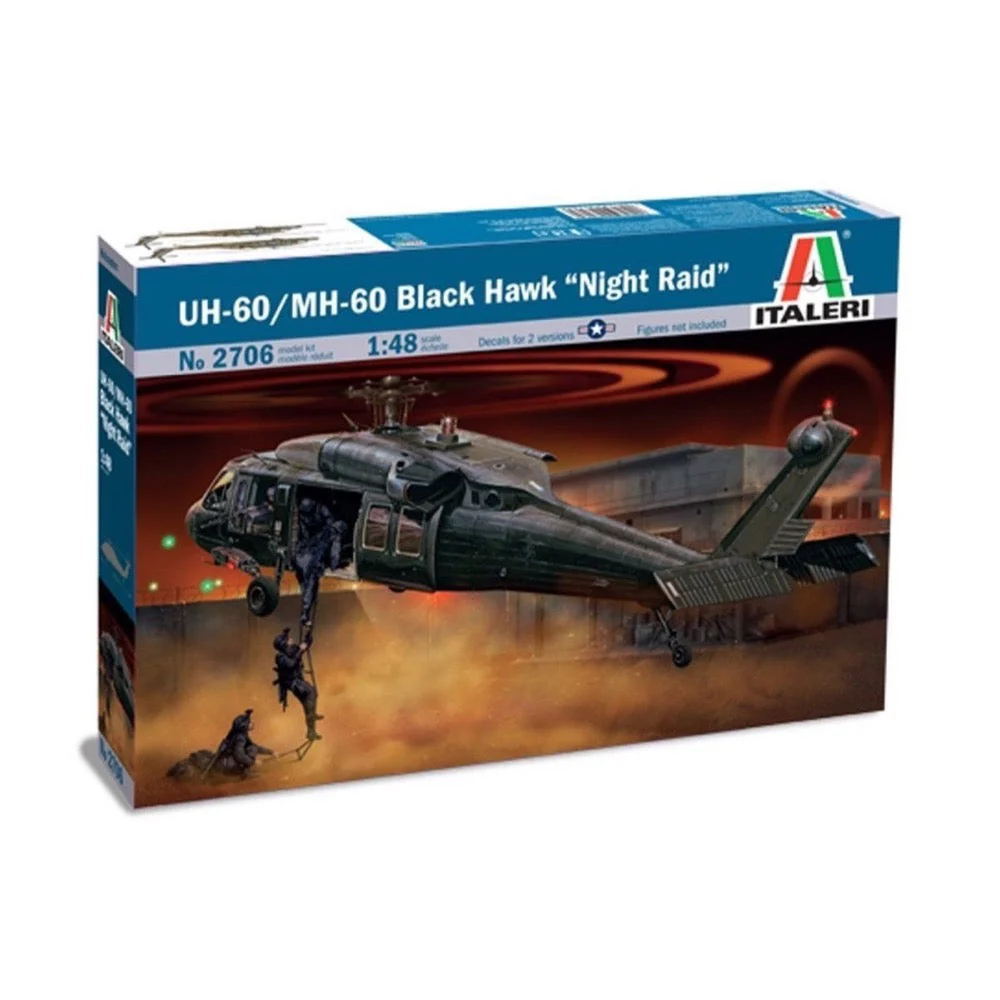 Italeri 1328 1/72 UH60 MH60 Black Hawk Night Raid - Image 3