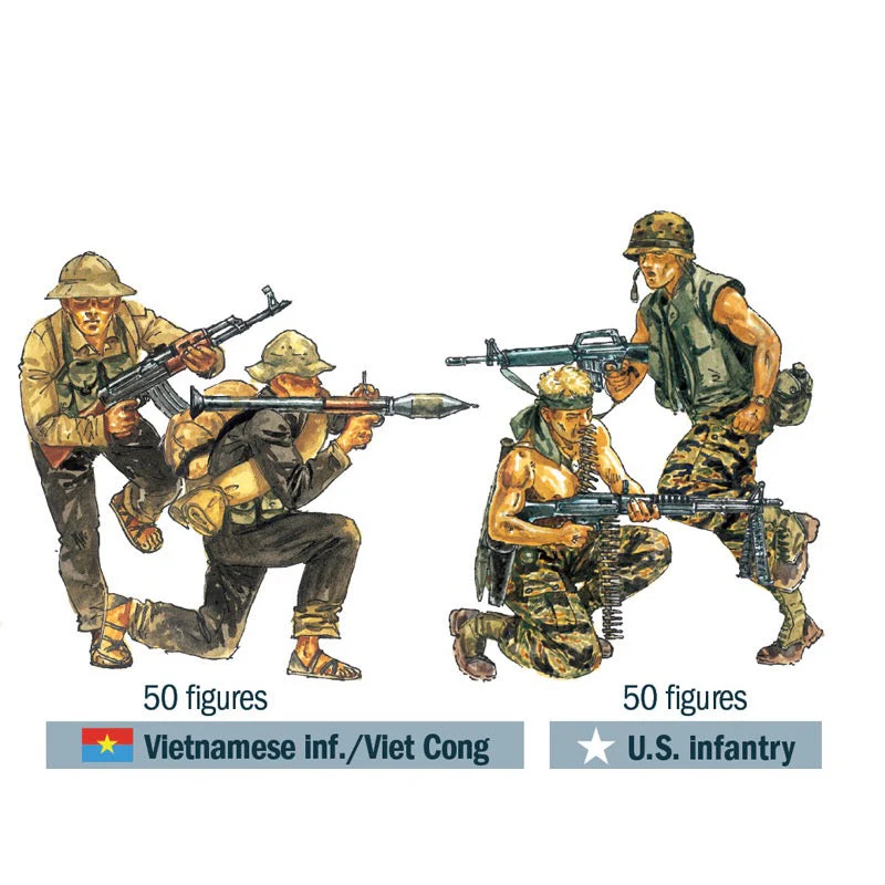 Italeri 6184 1/72 Vietnam War Battle Set - Image 18