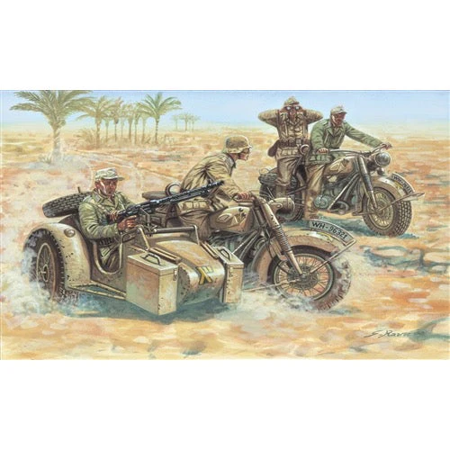 Italeri 6121 1/72 WWII German Motorcycles - Image 2