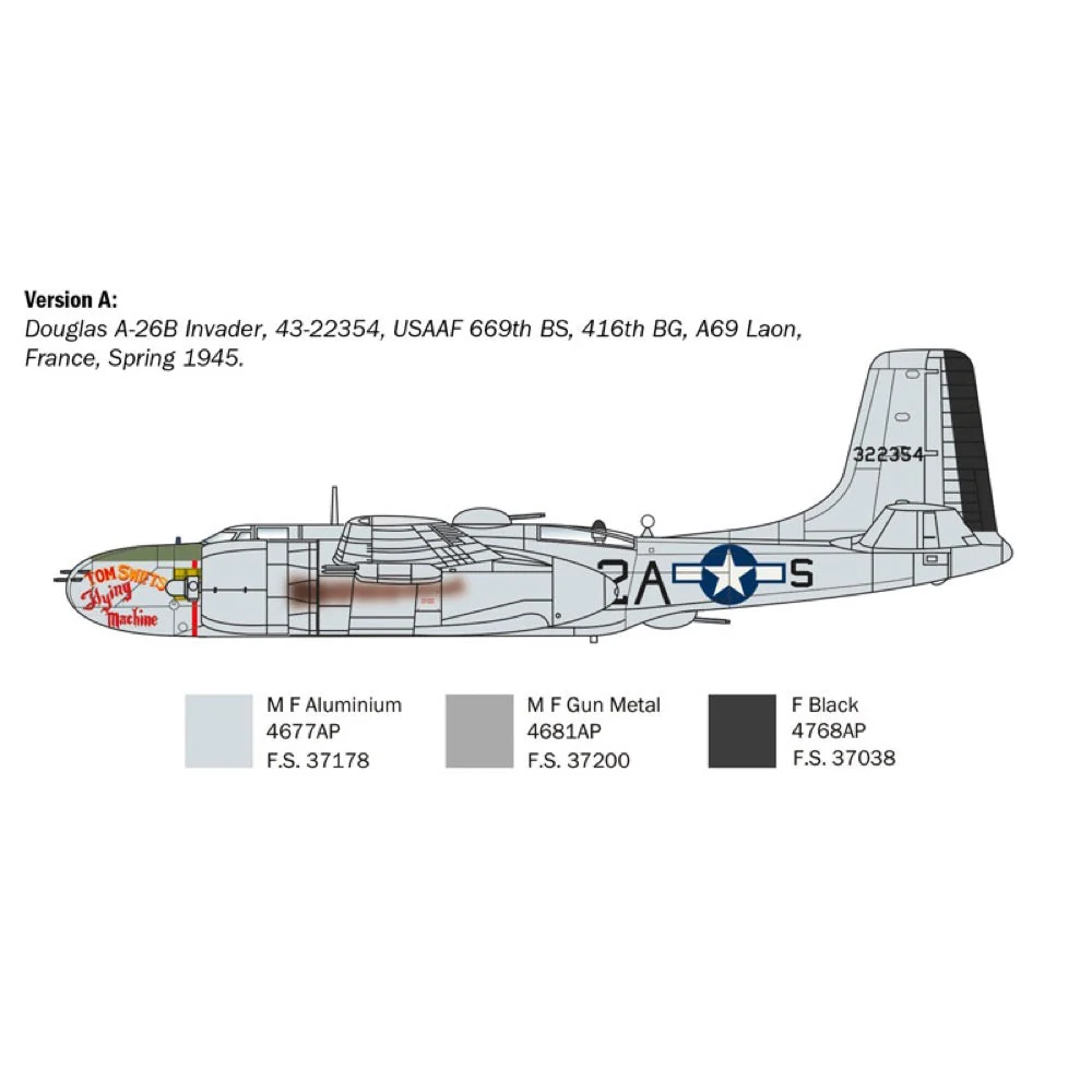 Italeri 1274S 1/72 Douglas A-26B Invader - Image 4