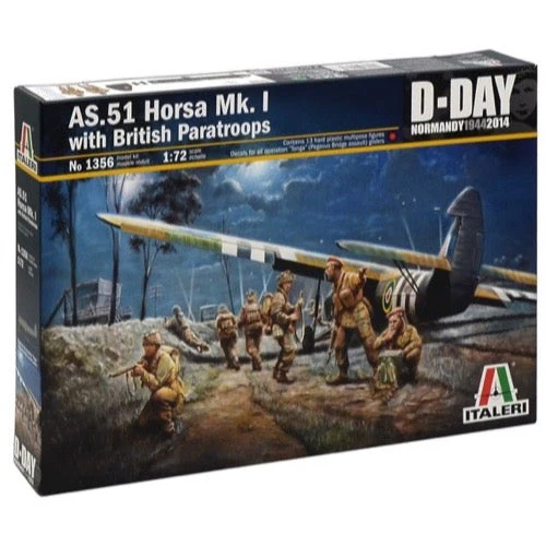 Italeri 1356 1/72 Dday As.51 Horsa Mk.I/II and British Paratroops - Image 3