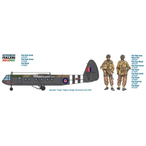 Italeri 1356 1/72 Dday As.51 Horsa Mk.I/II and British Paratroops - Image 5