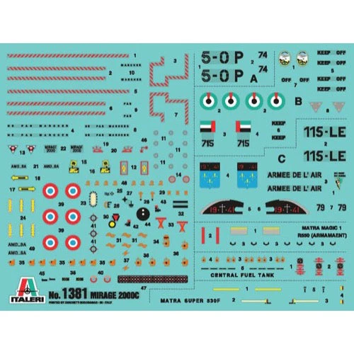 Italeri 1381 1/72 Mirage 2000 - Image 3