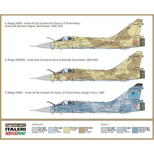 Italeri 1381 1/72 Mirage 2000 - Image 4
