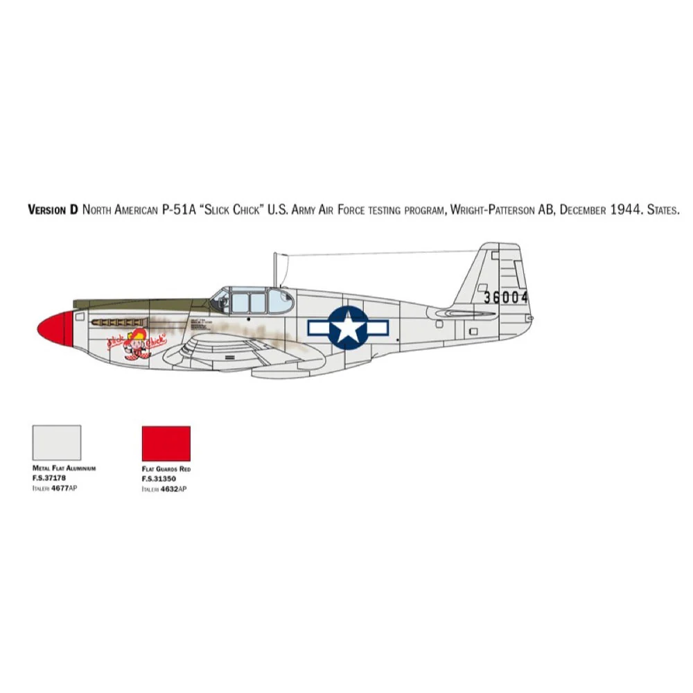 Italeri 1423S 1/72 P-51A Mustang - Image 7