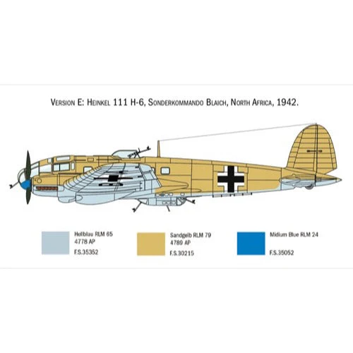 Italeri 1436 1/72 He 111 H-6 Battle of Britain 80th Anniversary - Image 5