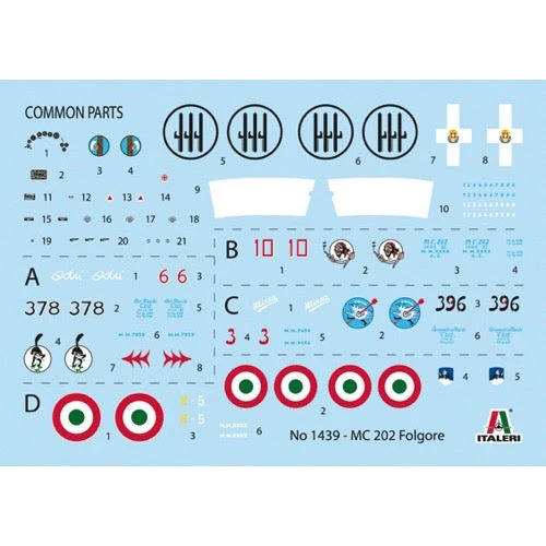 Italeri 1439 1/72 Mc 202 Folgore - Image 3