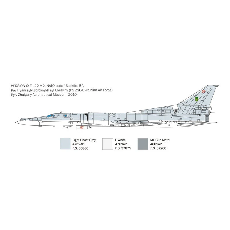 Italeri 1440S 1/72 Tu-22M2 Backfire-B - Image 6