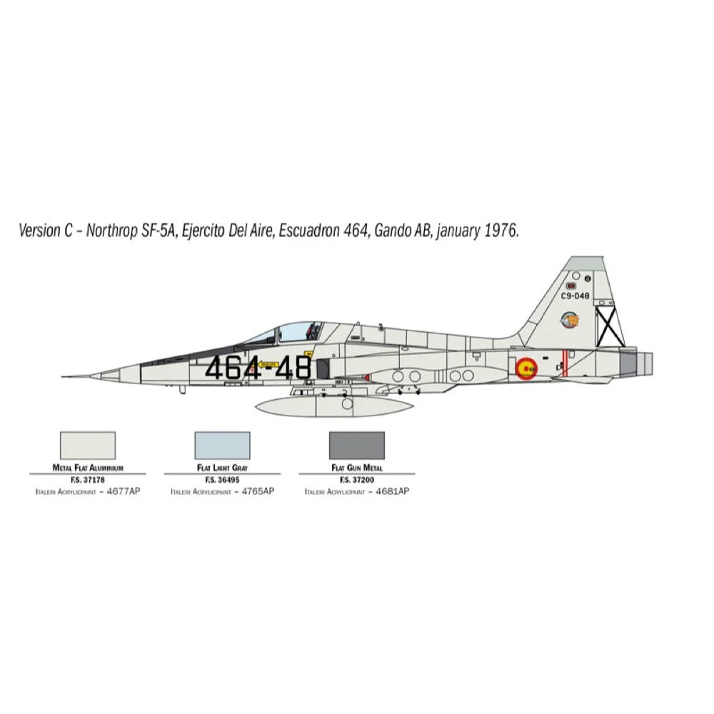 Italeri 1441S 1/72 F-5A Freedom Fighter - Image 6