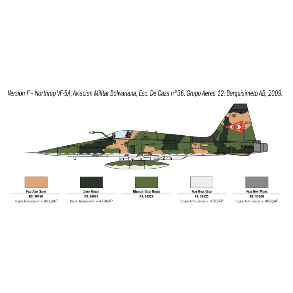 Italeri 1441S 1/72 F-5A Freedom Fighter - Image 9