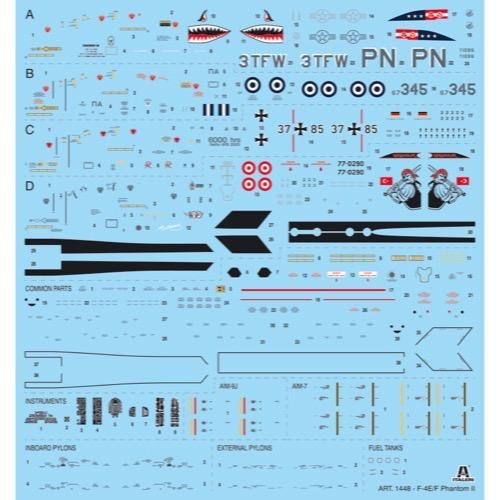 Italeri 1448 1/72 F-4E/F Phantom II - Image 3