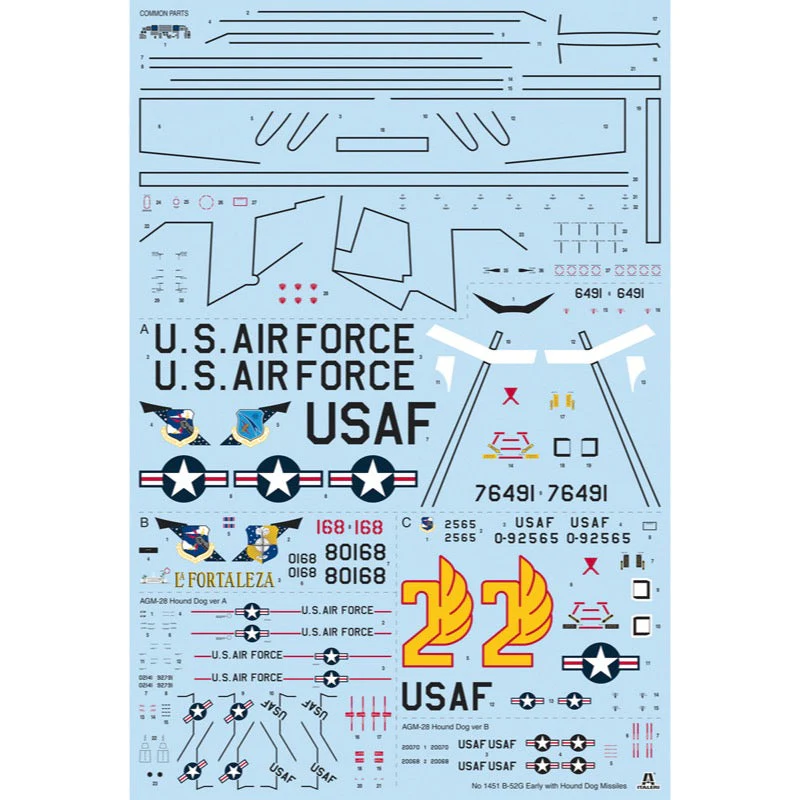 Italeri 1451 1/72 B-52G Stratofortress (Early Version) - Image 6
