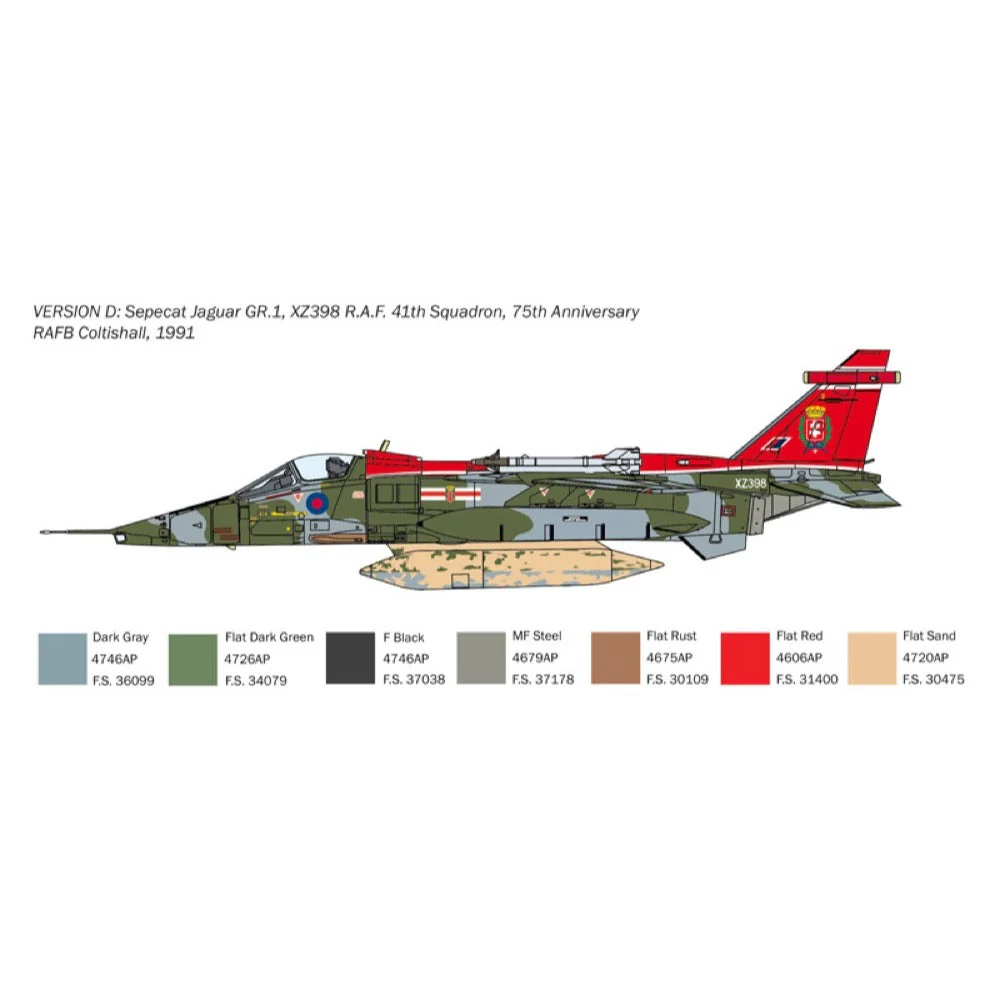 Italeri 1459S 1/72 Sepecat Jaguar GR.1 / GR.3 RAF - Image 6