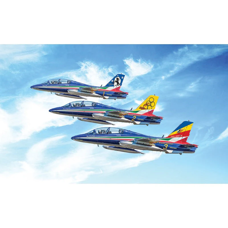 Italeri 1461S 1/72 Macchi MB 339 (3 Kits Included) P.A.N. 60th Anniversary Special Livery - Image 2