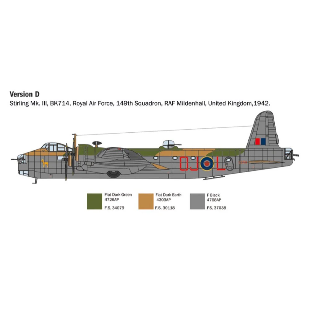 Italeri 1462S 1/72 Stirling Mk. III - Image 7