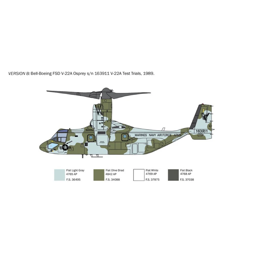 Italeri 1463S 1/72 V-22A Osprey - Image 4