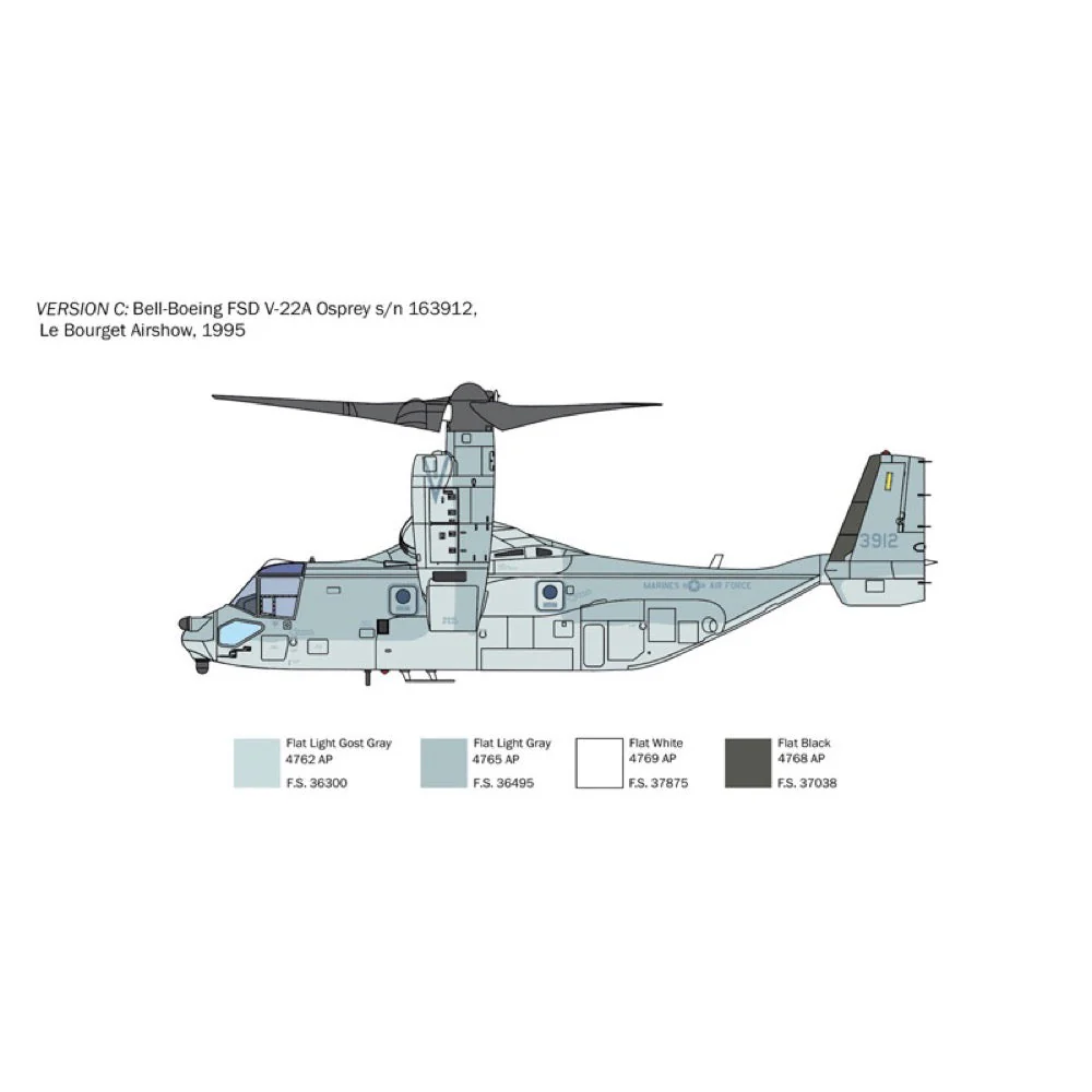 Italeri 1463S 1/72 V-22A Osprey - Image 5